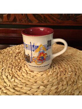 German Christmas Market Wiener Christkindlmarkt Coffee Mug Cup Koessinger White